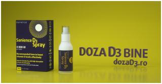 Spray cu Vitamina D3 naturală