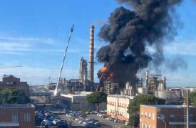 explozie rafinăria Livorno