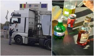 Șofer de TIR prins beat la volan, de ziua lui. Conducea prin Brăila cu o alcoolemie de 1,49 ml/l alcool pur în aerul expirat