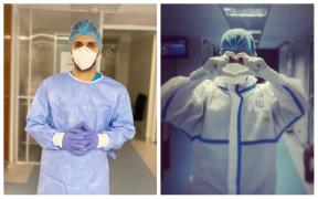 Kassas Ali este student la medicină și voluntar într-un spital COVID