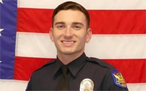 Apel la donații pentru Tyler Moldovan, polițistul din SUA de origine română împușcat într-o misiune