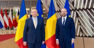 Premierul Nicolae-Ionel Ciucă a participat la dineul de lucru oferit de președintele Consiliului European, Charles Michel