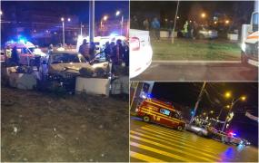Un şofer de 24 de ani din Galaţi a pierdut controlul volanului şi a lovit în plin doi pietoni