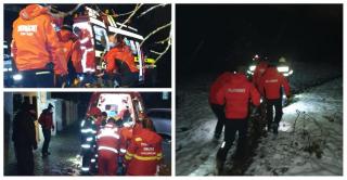 Femeia prezenta mai multe tăieturi pe abdomen şi mâini