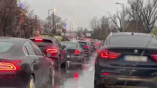 Accident în lanț, în București. Traficul este blocat între Șoseaua Vitan Bârzești și Splaiul Unirii