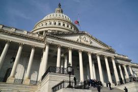 Incident de securitate la Capitoliu: un angajat s-a plimbat pe holuri, mai multe minute, cu un pistol în rucsac