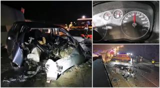 Ford Focus făcut praf pe centura Iaşului. Un tânăr a murit pe loc, după un impact înfiorător