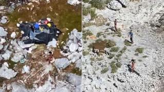 Trei bărbați naufragiați au fost salvați de pe o insulă pustie