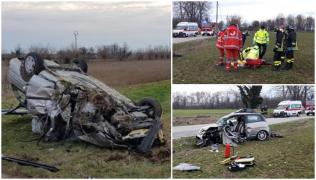 Denis a murit la doar 21 de ani, într-un accident cumplit. Băiatul a fost aruncat din maşină după un impact înfiorător, în Italia