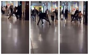 Bătaie într-un mall din Craiova. Protagoniştii şi-au împărţit pumni şi picioare chiar sub ochii trecătorilor