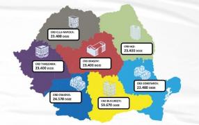 Încă 200.000 de doze de vaccin Pfizer BioNTech, a zecea tranşă, ajung luni în România