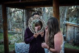 Megan Taylor Morrison în ziua nunţii