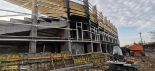 Incendiu la Stadionul Giuleşti - peluza 1