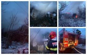 Un bătrân din Huşi a murit după ce locuinţa sa a luat foc. Bărbatul de 71 de ani avea arsuri pe 90% din suprafața corporală