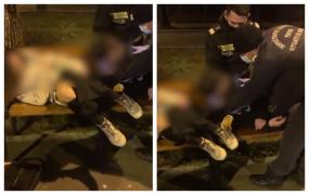 Doi tineri din Capitală, salvaţi de la moarte de jandarmi. Cei doi adormiseră pe o bancă şi au fost la un pas de şoc hipotermic