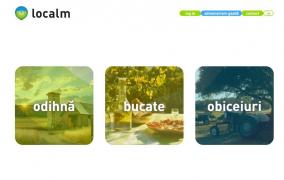 Interfaţa web a portalului de rezervari Localm