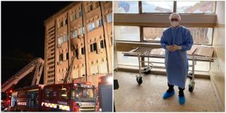 Spitalul Neamț, în urma incendiului de la secția ATI