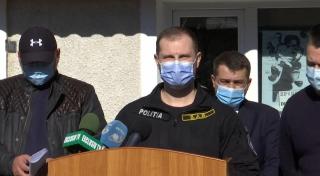 Conferință de presă la sediul Poliției Municipale din Onești