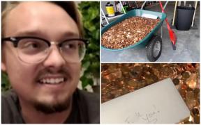 Andreas Flaten și-a primit ultimul salariul în monede unsuroase, aduse cu roaba în fața casei sale