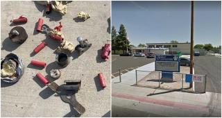 Polițiștii au găsit în campus și un pistol încărcat