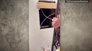 Descoperire neaşteptată făcută de o femeie din New York în spatele oglinzii din baie: "Simţeam răcoare venind de acolo"