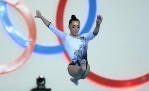 Larisa Iordache, în timpul concursului la CE din 2020, din Turcia
