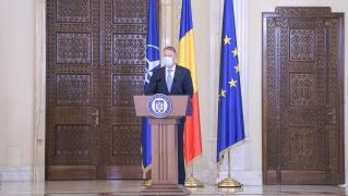 Klaus Iohannis a susţinut o declarație de presă la Palatul Cotroceni