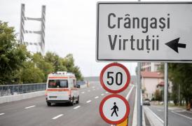 semn de circulație din București