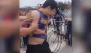 Suspectul, prins de polițiști