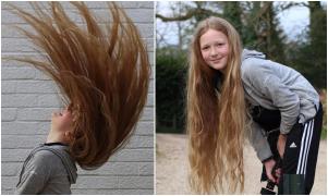 Acesta nu se mai tunsese de când avea patru ani