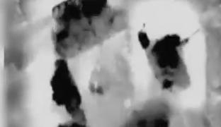 Momentul în care o clădire se prăbușește, în Gaza