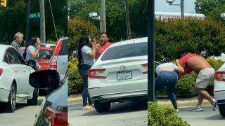 Doi şoferi s-au bătut şi scuipat la o benzinărie din Carolina de Nord, pe măsură ce lipsa combustibilului persistă