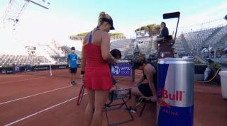 Simona Halep, accidentare serioasă la turneul WTA 1000 de la Roma. Românca a început să plângă de durere