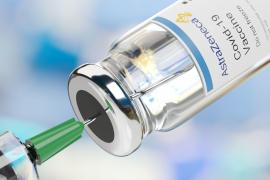 O seringă cu vaccin de la AstraZeneca
