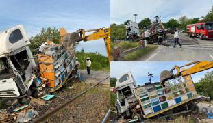 Accident feroviar în Enoşeşti