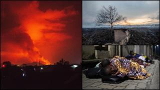 erupția vulcanului Nyiragongo