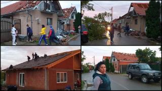 Furtună cu aspect de tornadă în Nojorid, județul Bihor