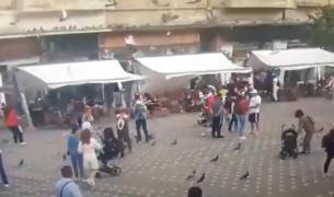 bărbat lovit în cap de o copertină, la Timișoara