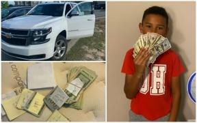 Un băiețel de 9 ani a găsit 5.000 de dolari în mașina familiei, cumpărată recent de tatăl lui, în SUA