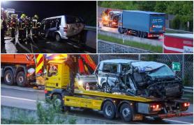 Microbuz condus de un român, accident înfiorător în Austria. Sunt doi morţi, între care un băiat de doar 17 ani