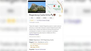 Castel Riegersburg pe Google