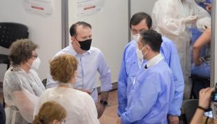 Florin Cîţu la Maratonul Vaccinării