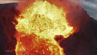 dronă prăbușită în vulcanul Fagradalsfjall