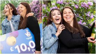 O mămică norocoasă va primi 10.000 de lire lunar, timp de un an, după ce fiica i-a oferit un bilet câştigător chiar de ziua ei, în Londra