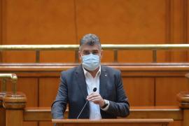 Marcel Ciolacu vorbește în Parlamentul României