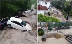 Ciclonul din Marea Neagră face prăpăd în Crimeea. După Kerci, a fost declarată stare de urgență și în Yalta