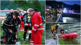 Un român a murit înecat în Austria, încercând să ajute o femeie. Zeci de salvatori l-au căutat în apele râului Salzburg