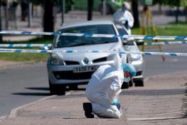 Imagini de la faţa locului