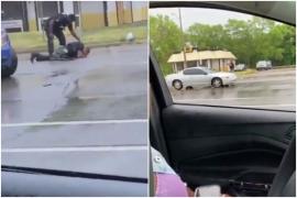 Un polițist izbucnește în plâns și se pune la pământ după ce împuscă o tânără de 19 ani, în SUA. VIDEO