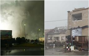 O tornadă rară a lovit joi seară Cehia